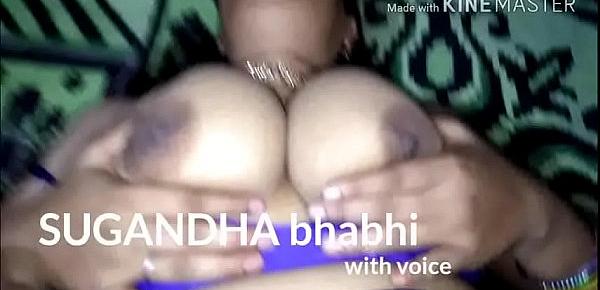  hot mature aunty sugandha fucking with sexy voice in hindi